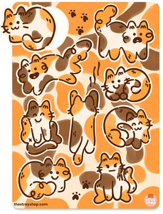 Calico Cats Stickers *NEW!