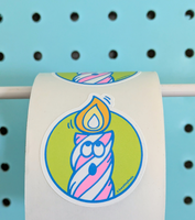 Birthday Candle Sticker From The Roll *NEW!