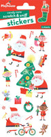 Candy Cane Santa Scratch & Sniff Stickers *NEW!