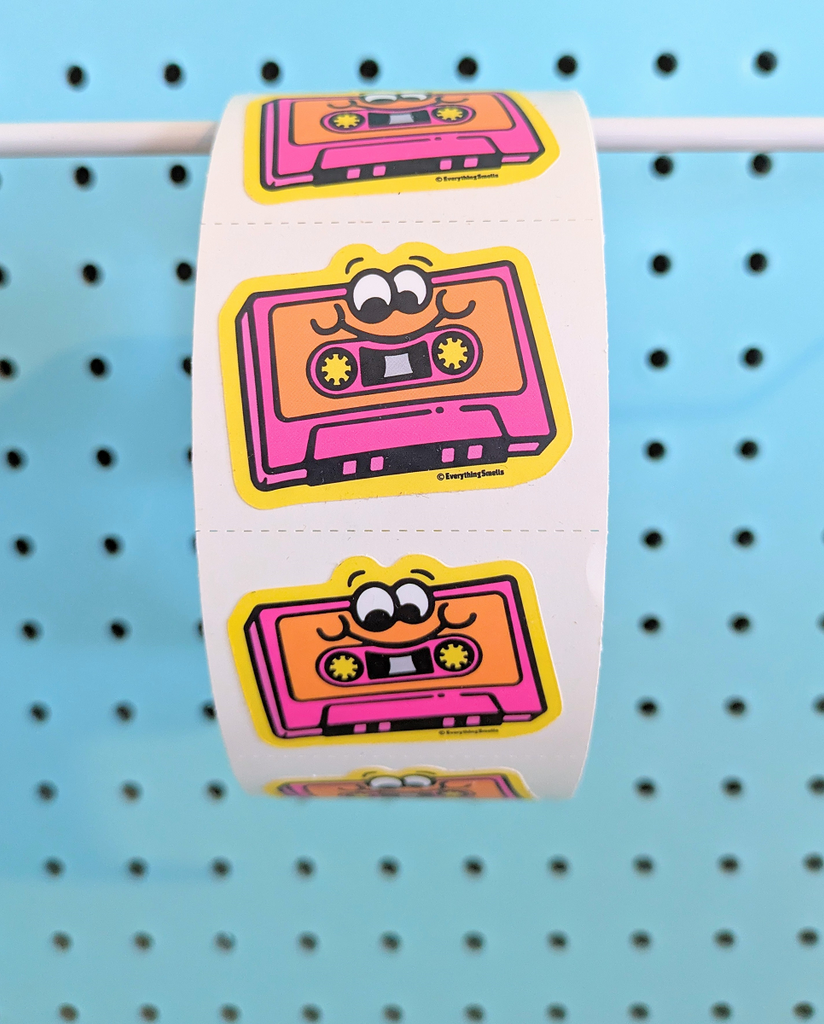 Cassette Tape Sticker From The Roll *NEW! | EverythingSmells