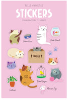 Catnip & Cats Clear Stickers