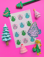 Ceramic Christmas Trees EverythingSmells Scratch & Sniff Stickers *NEW!