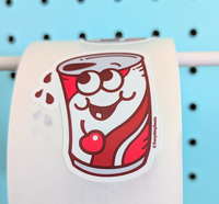 Cherry Cola Sticker From The Roll *NEW!