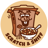 Chocolate Cereal EverythingSmells Scratch & Sniff Stickers *NEW!
