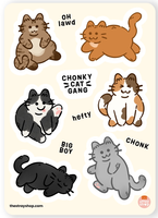 Chonky Cats Stickers *NEW!
