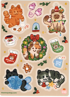 Merry Cat-Mess Stickers *NEW!