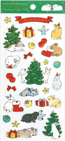A Very Bunny Christmas Paper Stickers