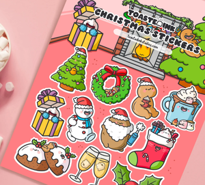 Christmas Stickers by Toasted Ink