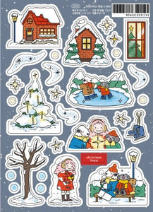 Christmas Town Stickers by 9 O'Clock Bonnie