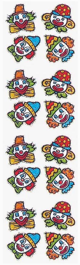 Clown Prismatic Stickers by Hambly *NEW!