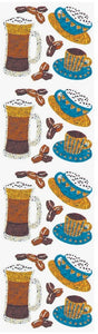 Coffee Drinks Prismatic Stickers by Hambly *NEW!