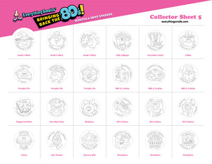 Digital Download EverythingSmells' Sticker Collector Sheet 5 *NEW!