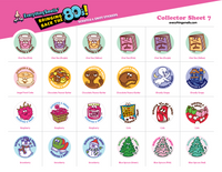 Digital Download EverythingSmells' Sticker Collector Sheet 7 *NEW!
