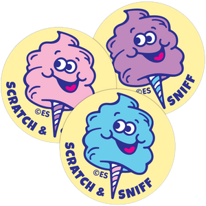 Cotton Candy EverythingSmells Scratch & Sniff Stickers