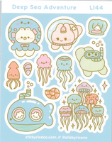 Deep Sea Adventure Stickers by StickyRiceCo