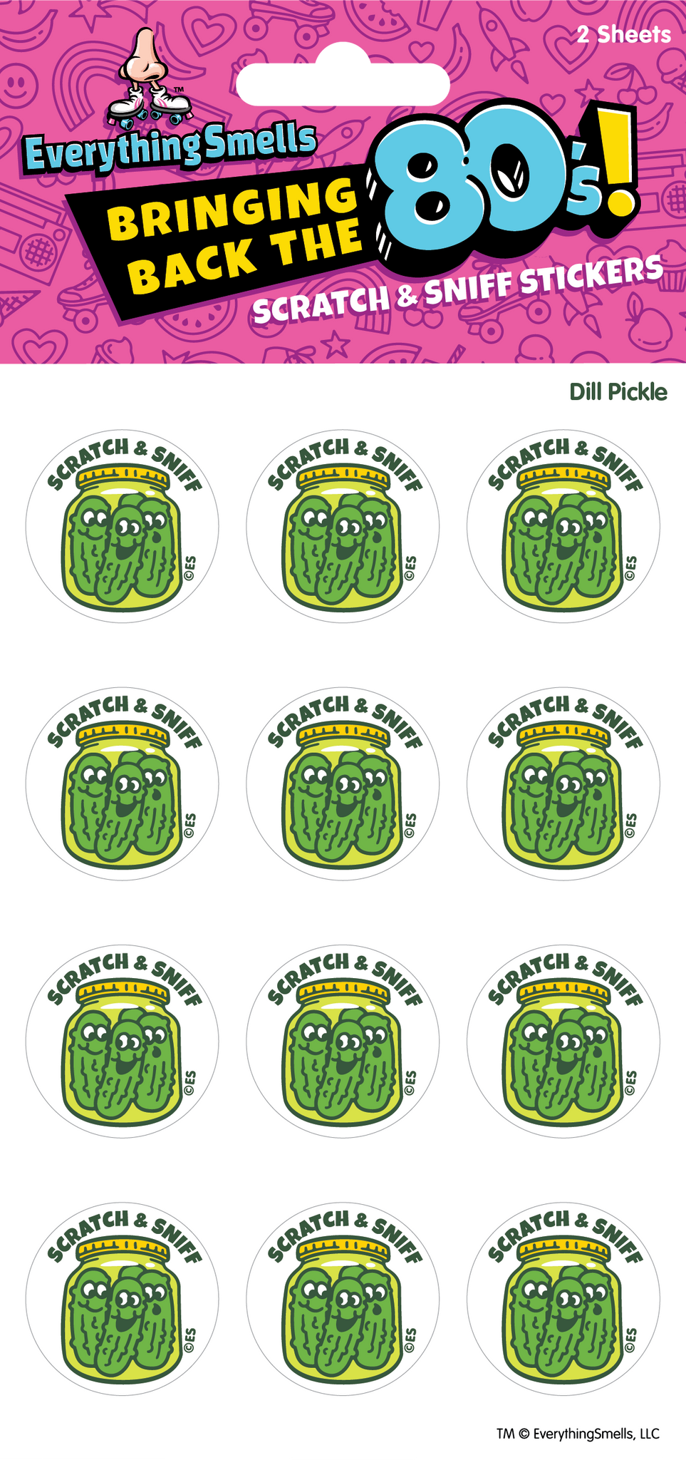 Dill Pickles EverythingSmells Scratch & Sniff Stickers EverythingSmells