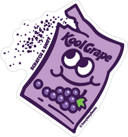 Grape Drink Packet Scratch & Sniff Sticker Roll *NEW!