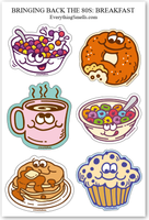Breakfast Foods Sticker Sheet by EverythingSmells *NEW!