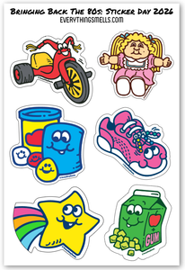 Bringing Back The 80s Sticker Day 2026 Sticker Sheet by EverythingSmells