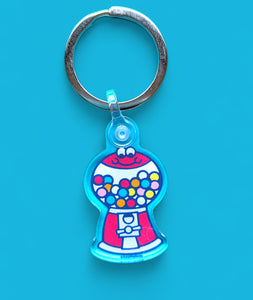 EverythingSmells Bringing Back the 80s Keychain - Bubble Gum Machine