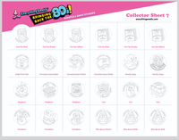 Digital Download EverythingSmells' Sticker Collector Sheet 7 *NEW!
