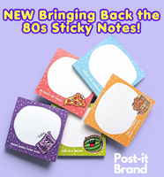 Bringing Back the 80s Sticky Notes by EverythingSmells *NEW!
