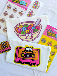 Bringing Back The 80s Sticker Pouch *NEW!