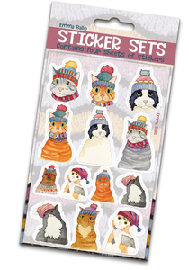 Cats In Hats Sticker Set *NEW