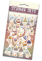 Dapper Ducks In Sweaters Sticker Set *NEW