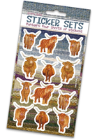 Highland Cows Sticker Set *NEW
