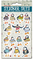 Puffins In Sweaters Sticker Set *NEW
