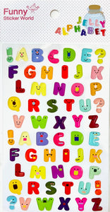 Jelly Alphabet Stickers by Funny Sticker World *NEW!