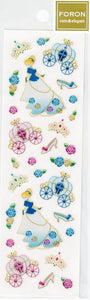 Cinderella Stickers with Gold Outlines by Foron *NEW!