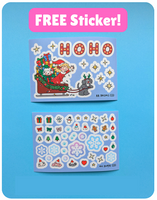 FREE Limited-Edition 9 O'Clock Bonnie Holiday Mini Sticker Sheet!