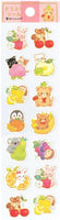 Fruits & Baby Animals Stickers with gold accents *NEW!