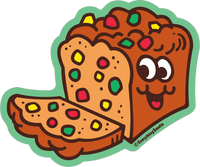 Fruitcake Vinyl Sticker by EverythingSmells *NEW!