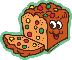 Fruitcake Vinyl Sticker by EverythingSmells *NEW!