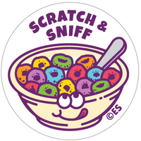 Fruity O's Cereal EverythingSmells Scratch & Sniff Stickers