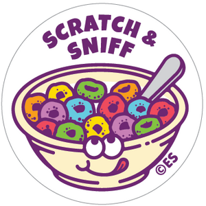 Fruity O's Cereal EverythingSmells Scratch & Sniff Stickers