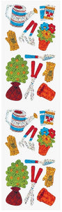 Gardening Tools Prismatic Stickers by Hambly *NEW!