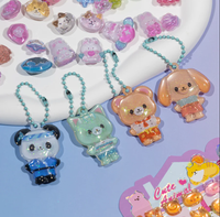 Food & Animal Friends Gem Stickers Plus Keycharm *NEW!