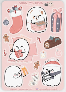 Ghosty's Christmas Day Stickers