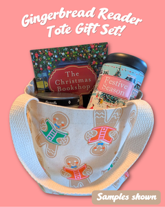 Gingerbread Reader Cozy Gift Set Tote for Readers *NEW!
