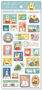 Gorogoro The Cat Stamp Stickers by Mind Wave