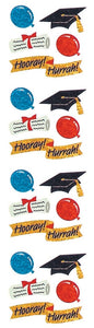 Graduation Prismatic Stickers by Hambly *NEW!