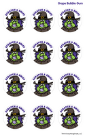 Grape Bubble Gum Witch EverythingSmells Scratch & Sniff Stickers *NEW!