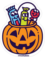 Halloween Candy Bucket Vinyl Sticker by EverythingSmells *Limited-Edition!