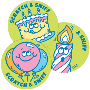 Happy Birthday EverythingSmells Scratch & Sniff Stickers