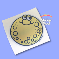 Holographic Moon Sticker From The Roll *NEW!