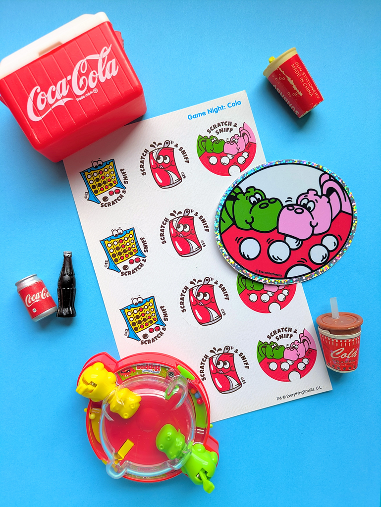 Game Night Cola EverythingSmells Scratch & Sniff Stickers ...